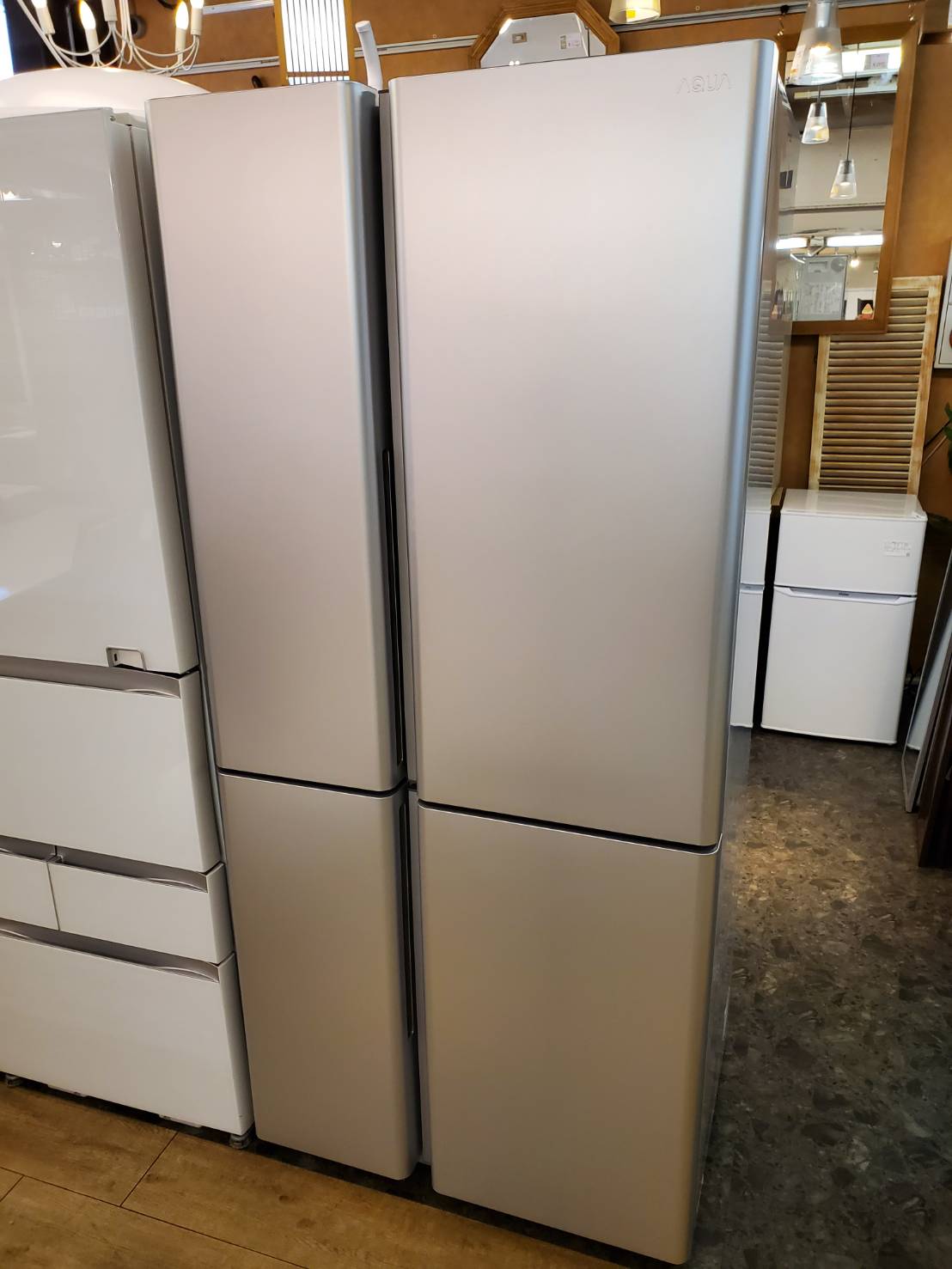 sp大冷蔵庫AQUA アクア　4ドア冷蔵庫　フレンチドア　512L 大型冷蔵庫