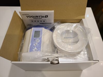  TANICA / タニカ電器　YOGURTIA S / ヨーグルティアS ガラスセット　ヨーグルトメーカー　YS-01G