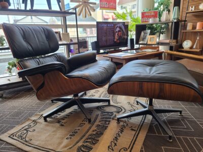 Eames / イームズ　本革 ラウンジチェア＆オットマン　デザイナーズ家具　リプロダクト品