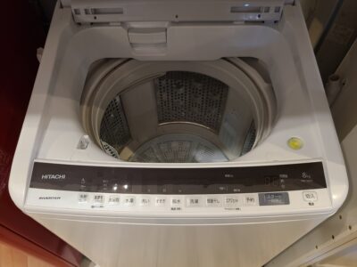 HITACHI / 日立　BEET WASH / ビートウォッシュ　8.0K 全自動洗濯機　インバーター　2020年製　BW-V80E