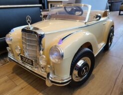 電動乗用ラジコンカー　BENZ 300S　ベンツ　電動乗用玩具　正規ライセンス品　クリーム色