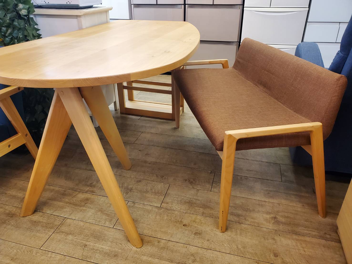 ☆MIKIMOKU ミキモク 楓の森シリーズ ダイニングテーブルベンチ 2点  