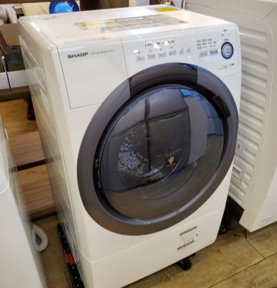 ☆SHARP シャープ 7.0/3.5㎏ドラム式洗濯乾燥機 2019年製 プラズマ  