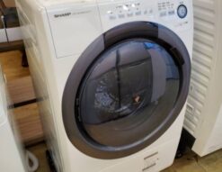 SHARP　シャープ　7.0/3.5㎏　ドラム式洗濯乾燥機　2019年製　高年式　コンパクト　左開き　プラズマクラスター　DDインバーター　7.0㎏　3.5㎏　7/3.5㎏　ドラム式洗濯機　洗濯乾燥機　オススメ　おすすめ