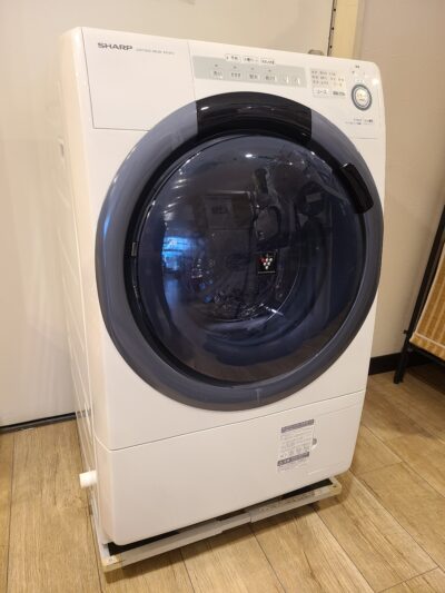 SHARP / シャープ　プラズマクラスター　7.0K / 3.5K ドラム式洗濯乾燥機　コンパクトドラム　ES-S7C　2018年製