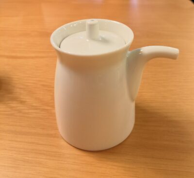 Hakusan Pottery soy sauce bottle 1