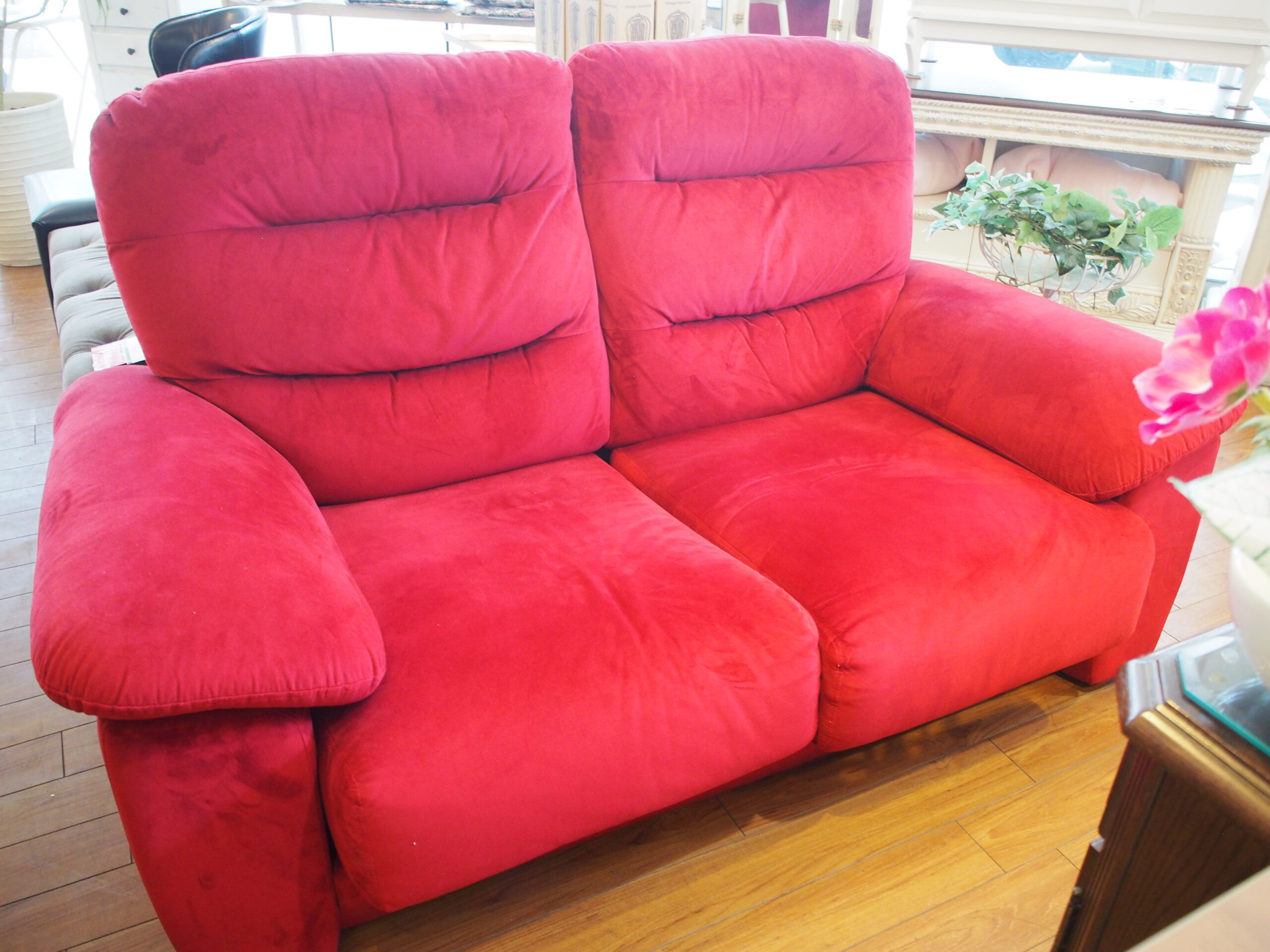 中古品】ハイバックソファ 2Pソファ RED 買い取りました！ | 愛知と