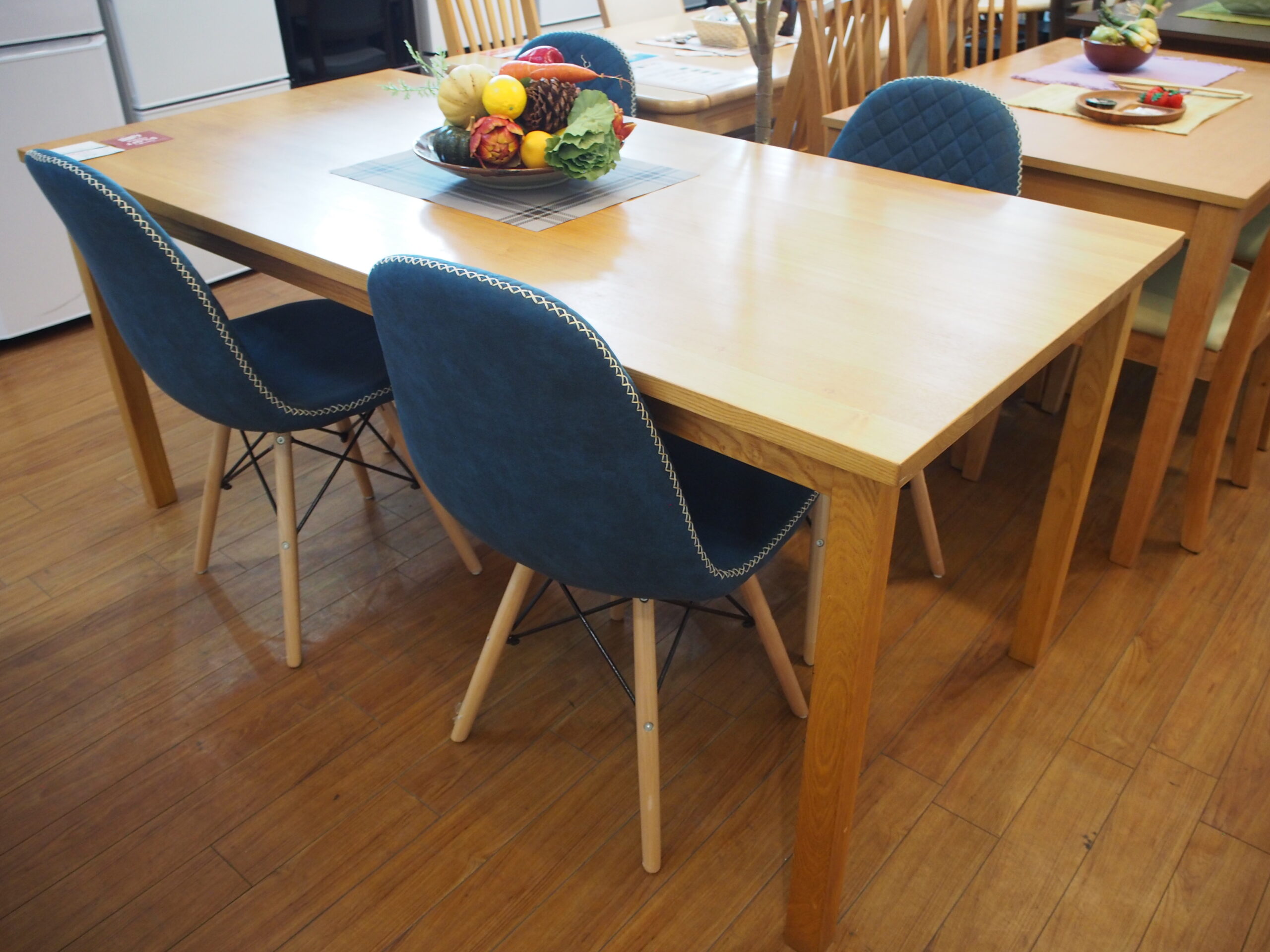 中古品】ダイニング5点セット テーブル：無印良品・チェア  