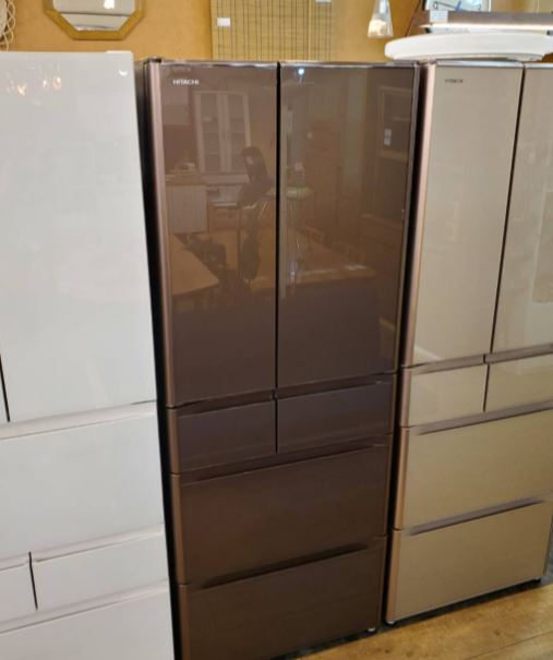 ☆HITACHI 日立 475L 6ドア冷蔵庫 2019年製 真空チルド フレンチドア  