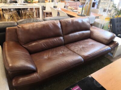 sofa total leather brown