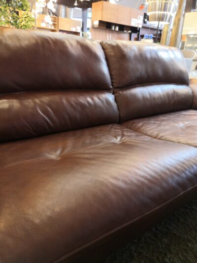 sofa total leather brown 1