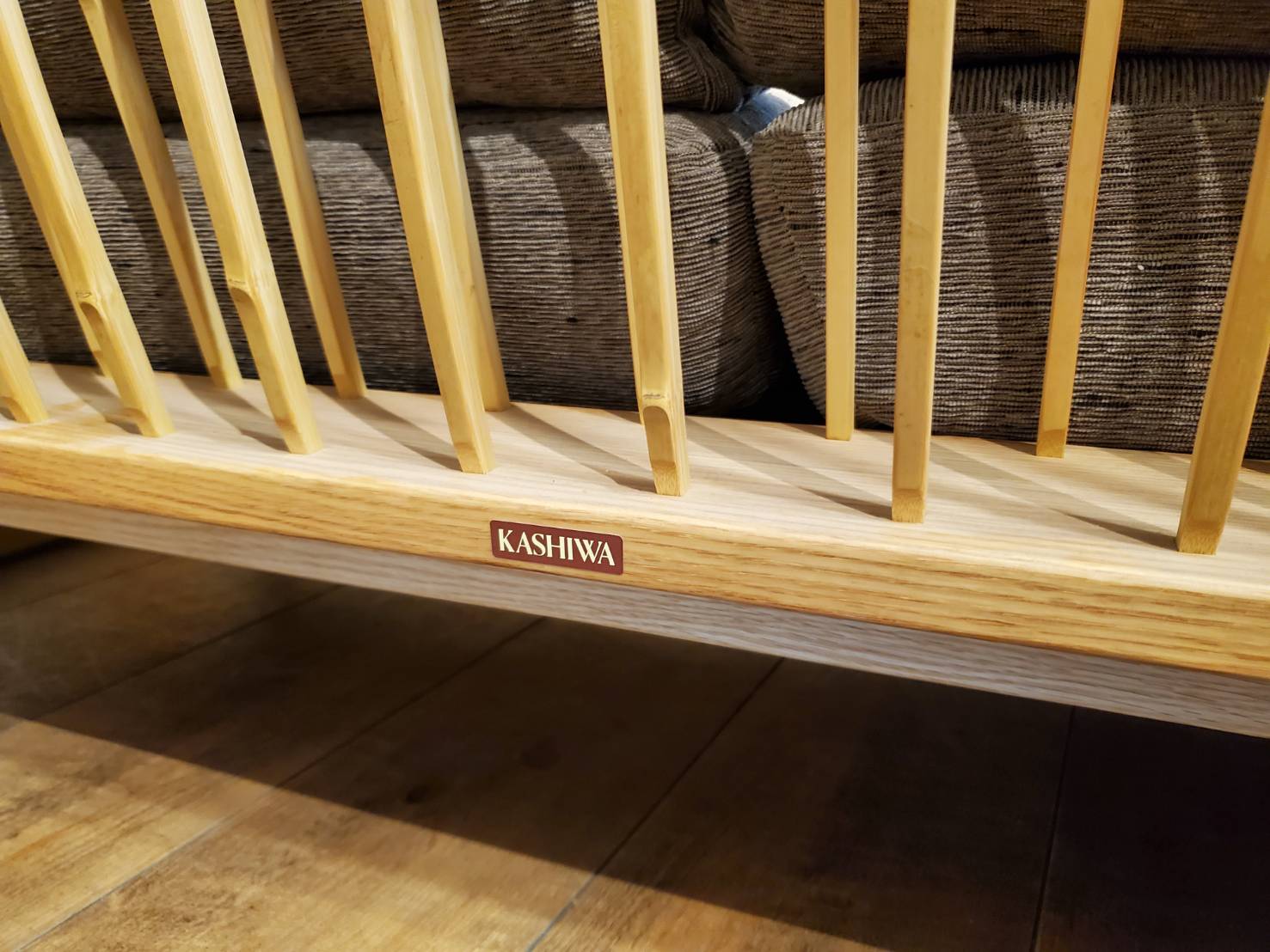 ☆KASHIWA 柏木工 2シーターソファ GECCA 月華シリーズ 竹材 オーク材  