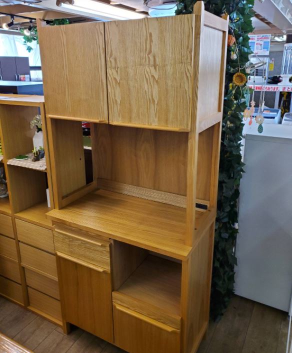 ☆unico ウニコ CLARUS クラルスシリーズ カップボード アッシュ材  