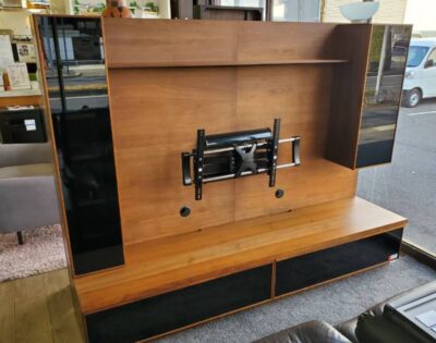 MORITA INTERIOR　モリタインテリア　リビングボード　テレビボード　宮付き　大型　テレビ台　ウォールナット　NEW CALDO　ニューカルド　おススメ　オシャレ　オススメ　お洒落　カッコイイ　カッコいい　壁掛け　壁掛けテレビ　壁掛けムービングアーム