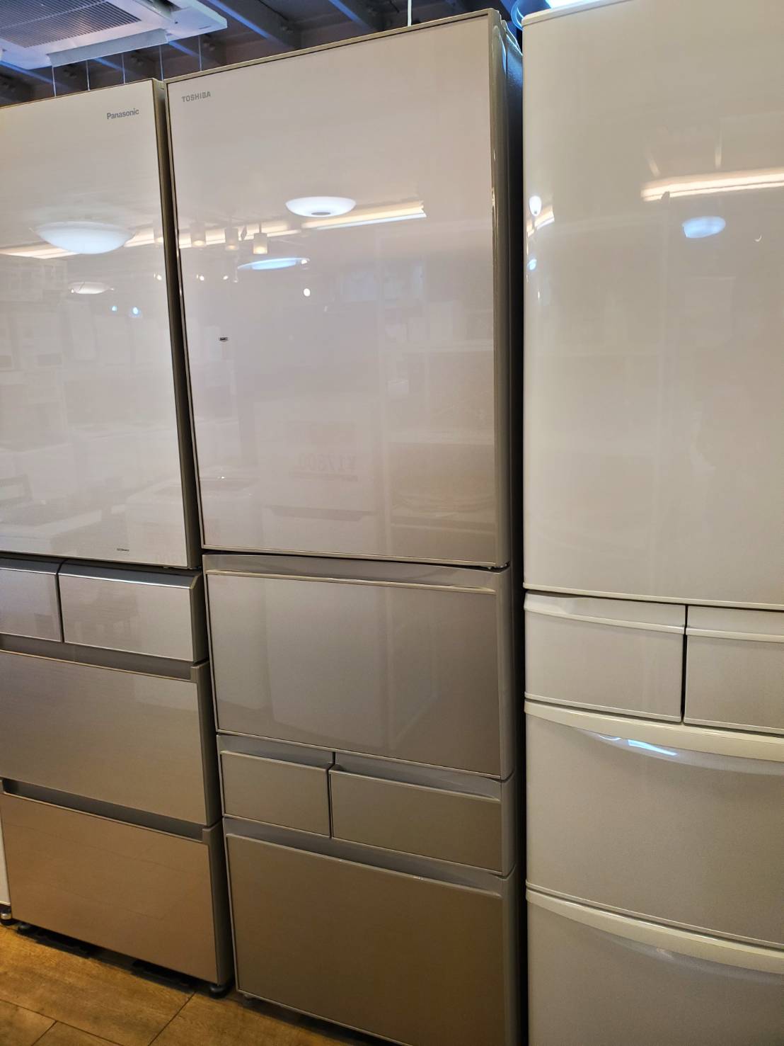 TOSHIBA 冷蔵庫 中古 東芝 GR-R41G(S) 2020年製 5ドア 411L - 冷蔵庫 