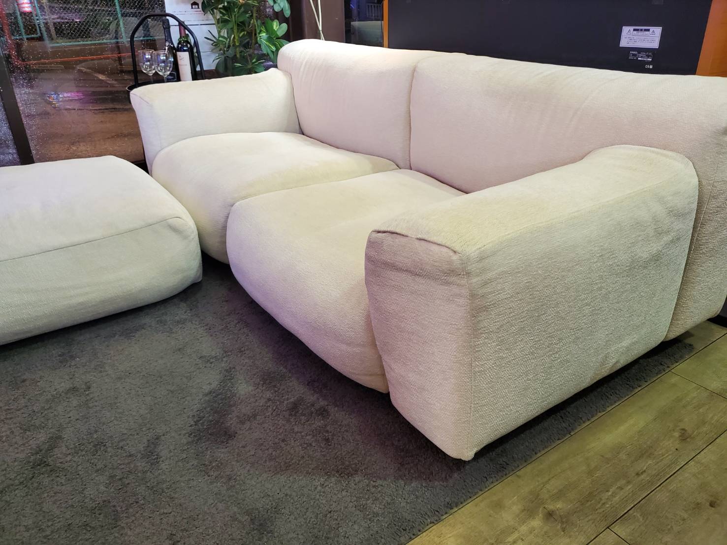 ☆Cassina ixc. カッシーナイクスシー. 3シーターソファ オットマン  