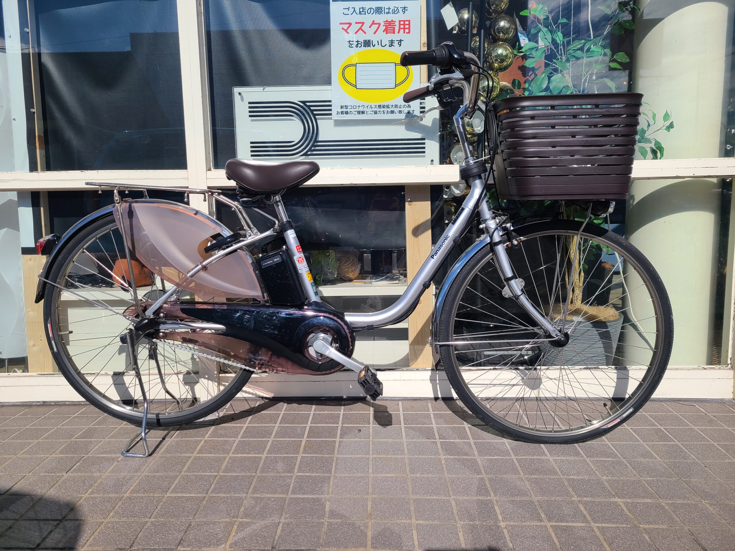 電動自転車 Panasonic Lithium vivi NX シルバー 60-