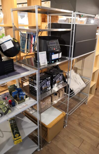 MUJI stainless Unit shelf w550