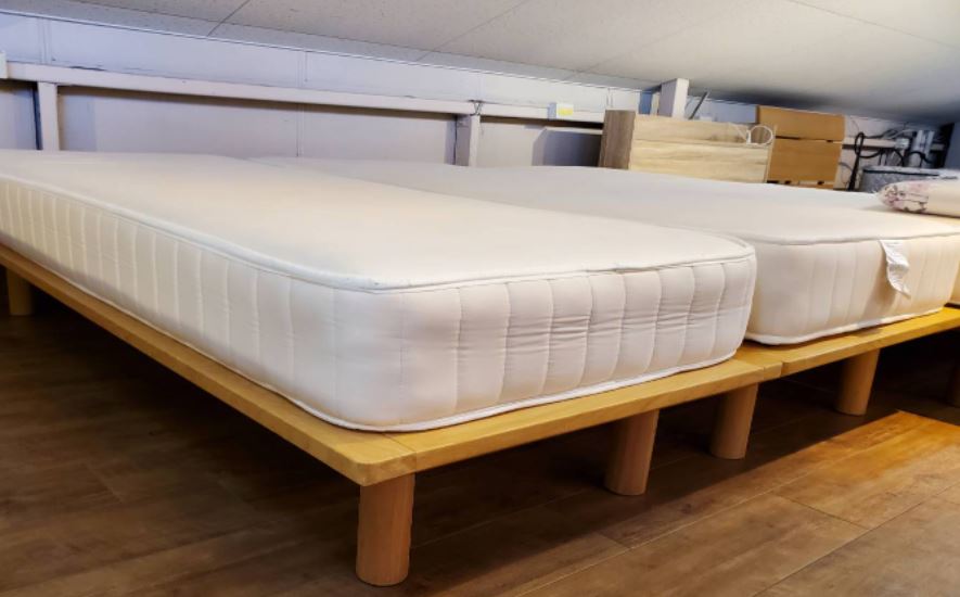 ☆MUJI 無印良品 セミシングルベッド オーク材突板 木製 高密度 