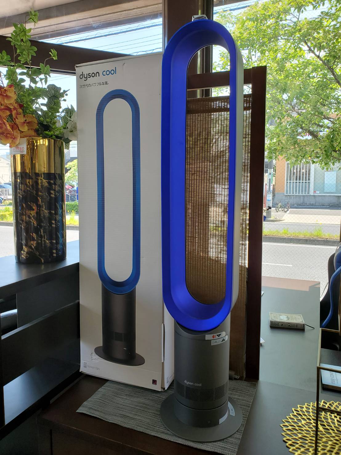 2021年製】 【美品】 ダイソンAM07 タワーファン ブルー （dyson cool 