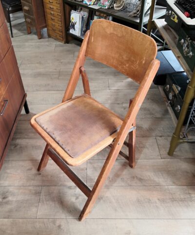 old maruni folding chair