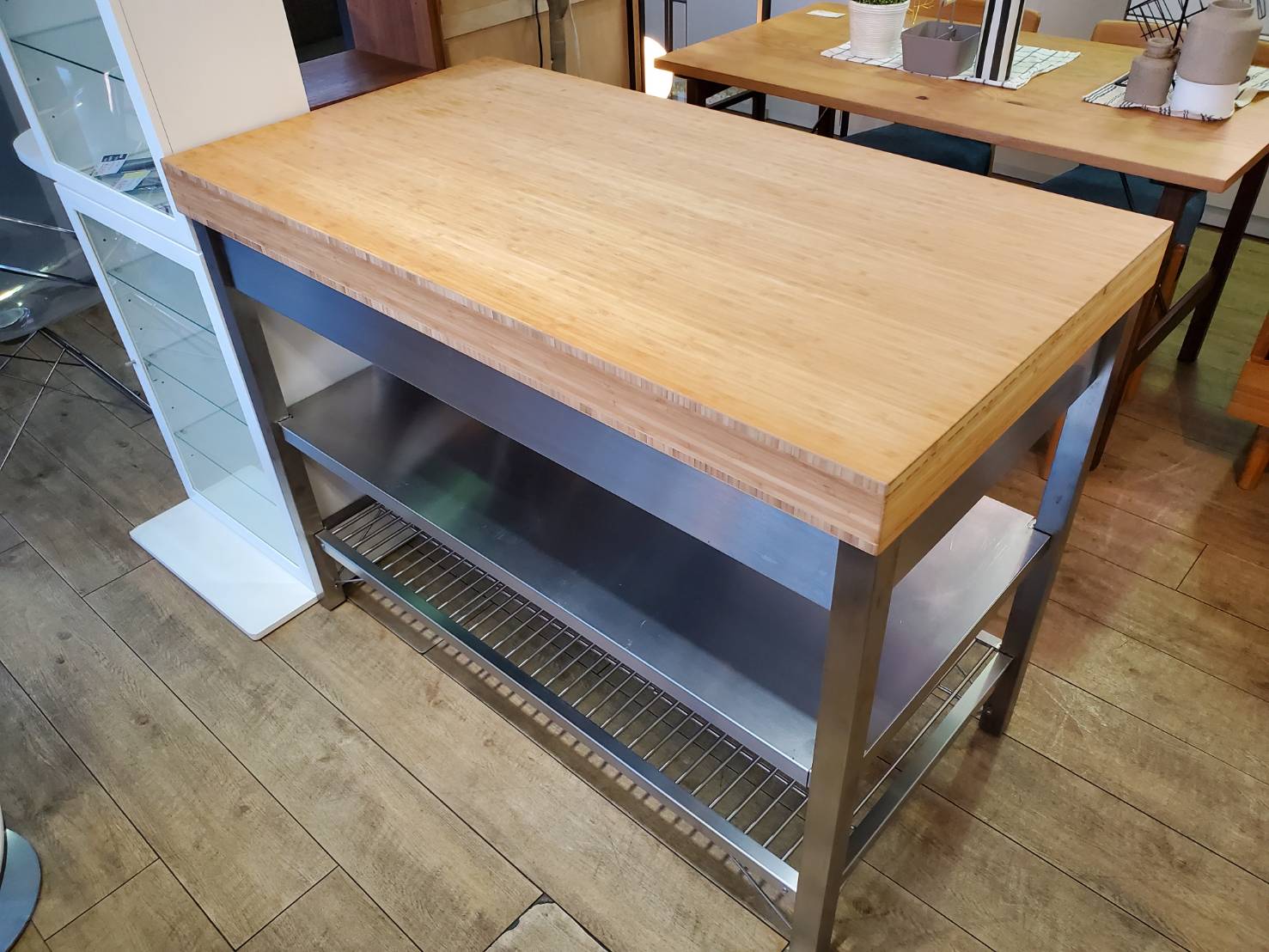 ☆IKEA イケア アイランドカウンター RIMFORSA リムフォルサ 作業台 