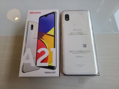 docomo / ドコモ　Galaxy / ギャラクシー　A21　スマートフォン　SC-42A　64GB　White(W)