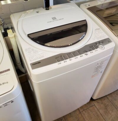TOSHIBA　東芝　7.0kg　洗濯機　2021年製　高年式　キレイ　美品　ホワイト　タテ型　パワフル洗浄　からみまセンサー　温度センサー　全自動洗濯機　リサイクルショップ　再良市場　天白　名東　オススメ