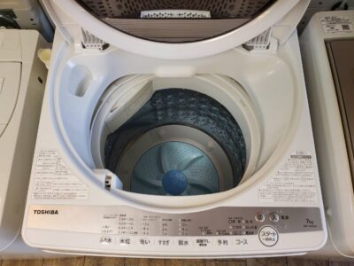 toshiba　東芝　とうしば　7kg洗濯機　縦型洗濯機　上開き　2021年　中古美品　Wセンサー機能　リサイクル　最長市場　天白区　名東区　買取　出張買取　高価買取　販売　お値打ち　特価　セール　おススメ　おすすめ　単身　1人暮らし　2人暮らし　3人暮らし　2～3人用