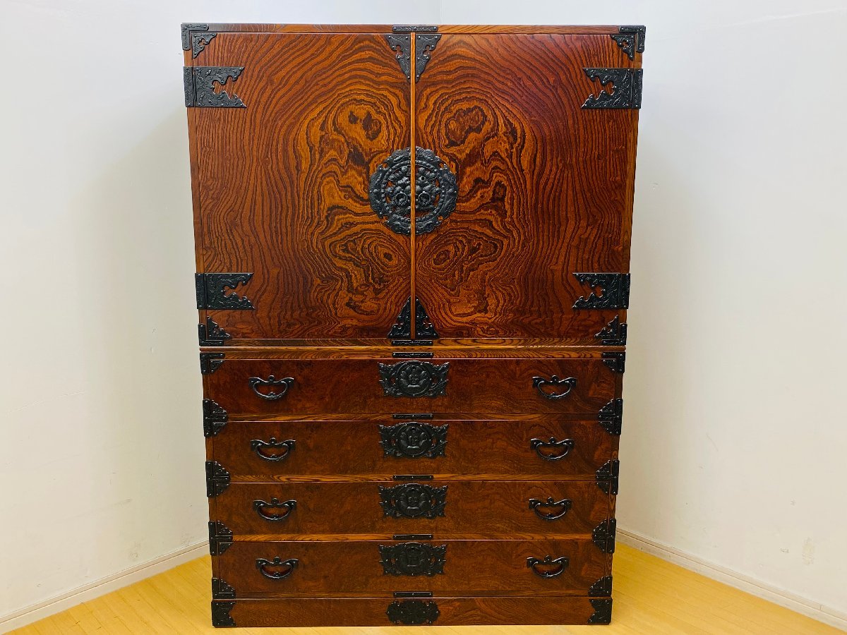 ヤフオク!値下げ中】李朝家具 階段箪笥 岩屋堂の和箪笥 等 買取 
