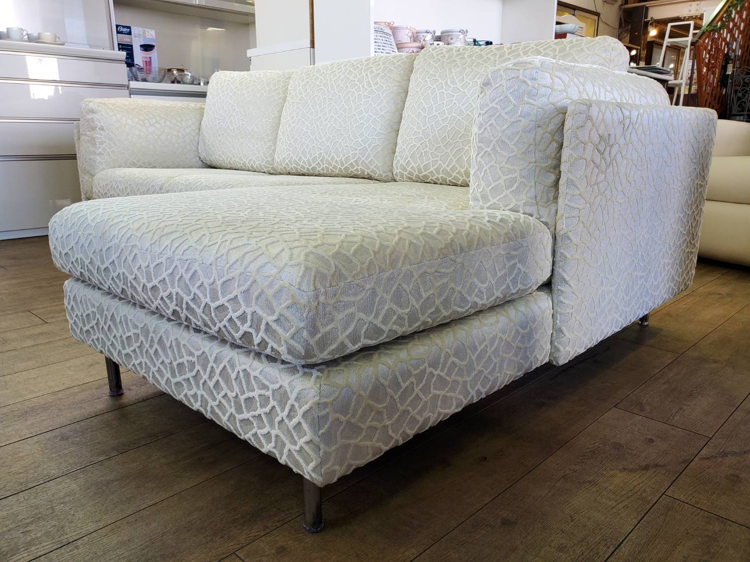 ☆モデルルーム展示品 nakamura 中村工芸 カウチソファ N101  