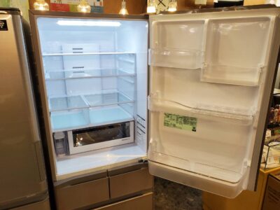 ☆HITACHI 日立 470L 5ドア冷蔵庫 2021年製 クリスタルシャンパン 