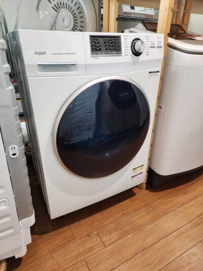 中古品】AQUA 8kgドラム式洗濯機 AQW-FV800E 2019年製 買取しました ...