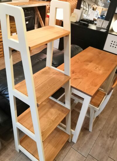 関家具 パイン材 デスク シェルフ 　チェア 1