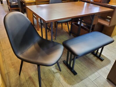 ☆ダイニング4点セット Lugano ルガーノ バタフライダイニング 収納  