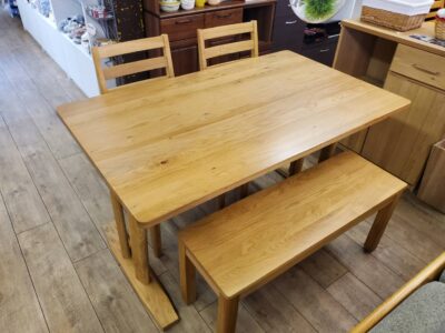 ☆TOKYO Interior 東京インテリア ベンチダイニング4点セット VALENTIA  