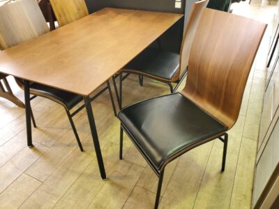☆モデルルーム展示品 YAMADA ヤマダ電機 ダイニング5点セット 異素材 