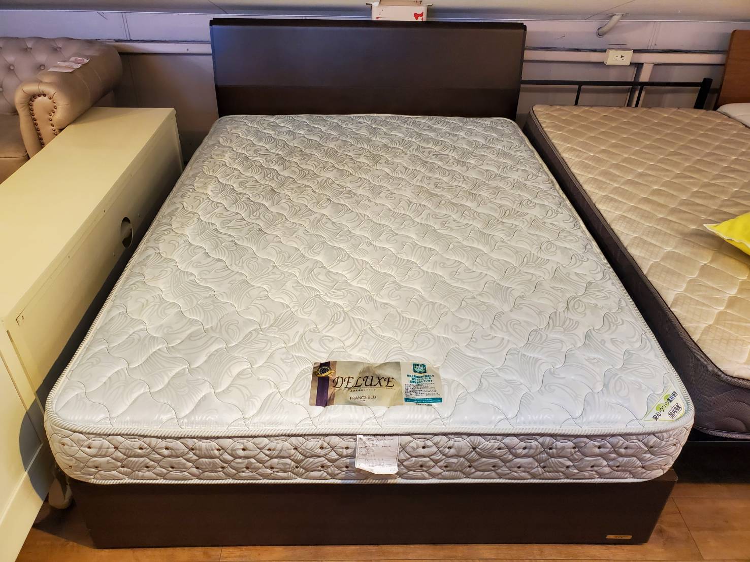 ☆FRANCE BED フランスベッド ダブルベッド 高密度連続スプリング 