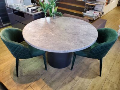 ☆moda en casa モーダエンカーサ 大理石ダイニング3点セット CAPLI 