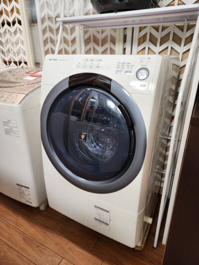 SHARP　7／3.5kg　ドラム式洗濯乾燥機　ES-S7B-WL　2018年製