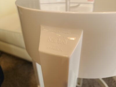 Kartell / カルテル　CHARLES GHOST / チャールズゴースト　ホワイト　スツール　フィリップ・スタルク　デザイナーズ家具