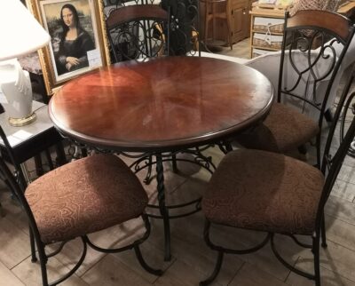 Ashley furniture round table set 2