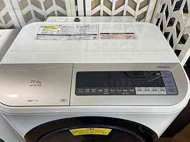 HITACHI　11/6kgドラム式洗濯乾燥機　BD-NV110BL　2018年製