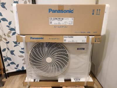 【新品・未使用品】 Panasonic / パナソニック　Eolia / エオリア　Fシリーズ　2.2kw ルームエアコン　クリスタルホワイト　2019年発売モデル　CS-229CFR-W