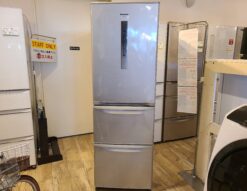 Panasonic / パナソニック　365L 3ドア冷凍冷蔵庫　NR-C37BM　シャイニングシルバー　エコナビ　自動製氷　2013年製