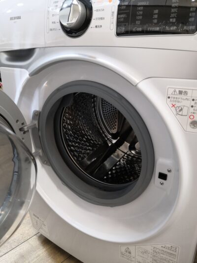 アイリスオーヤマ ドラム式洗濯機 ホワイト/シルバー 7.5kg 2019年製 2