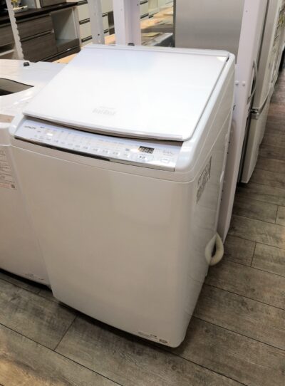 日立 HITACHI 8/4.5kg タテ型洗濯乾燥機 ビートウォッシュ BW-DV80G