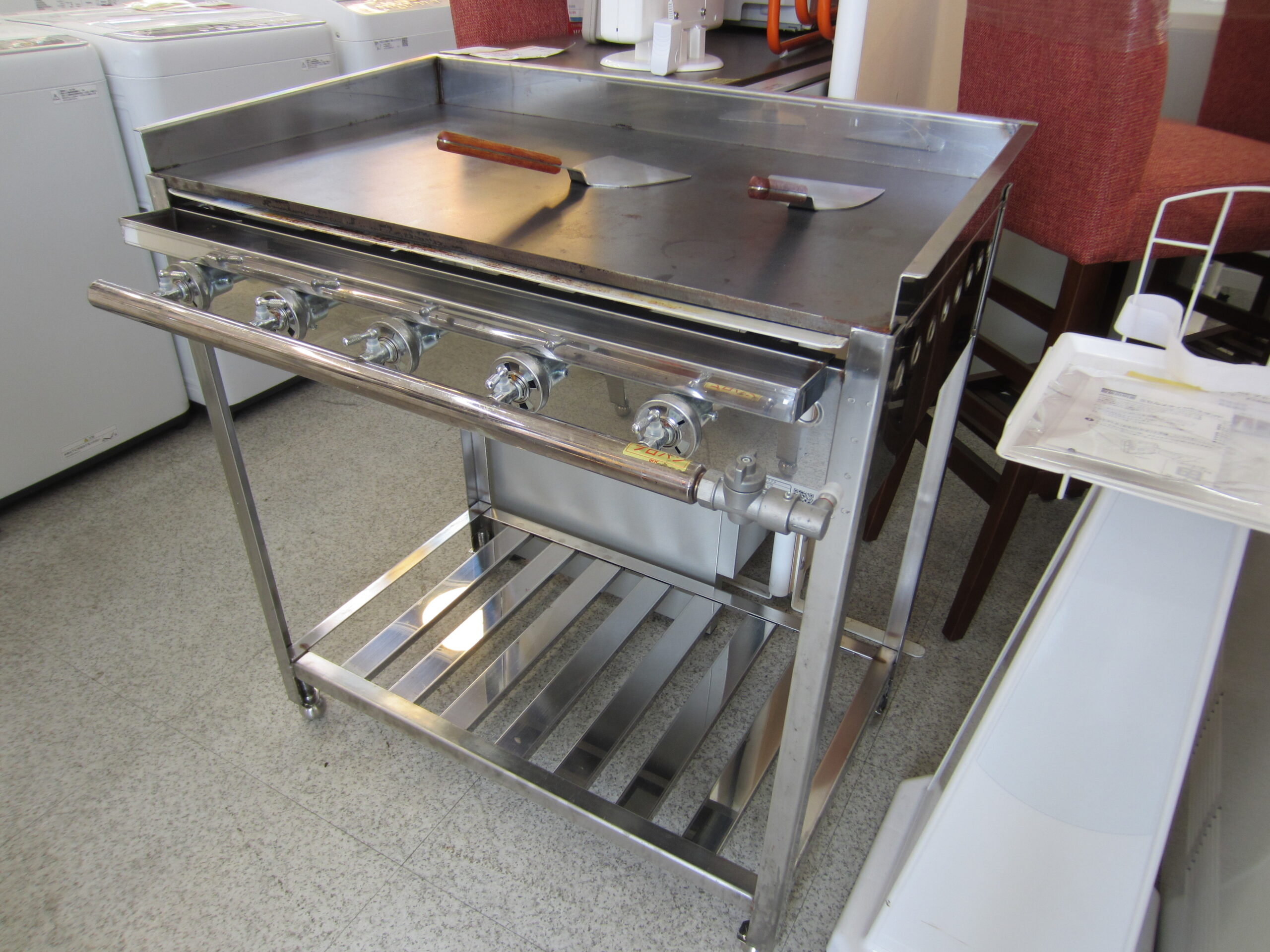 伊藤金属 LPガス用 鉄板焼きグリドル マッチ点火 TYH750 2019年年式