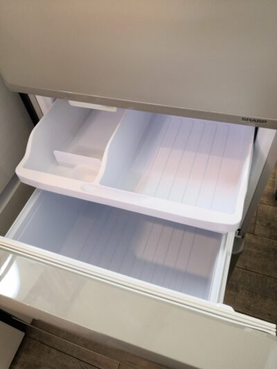 SHARP シャープ どっちもドア 省エネ 2022年製 3ドア 350L 冷凍冷蔵庫 4