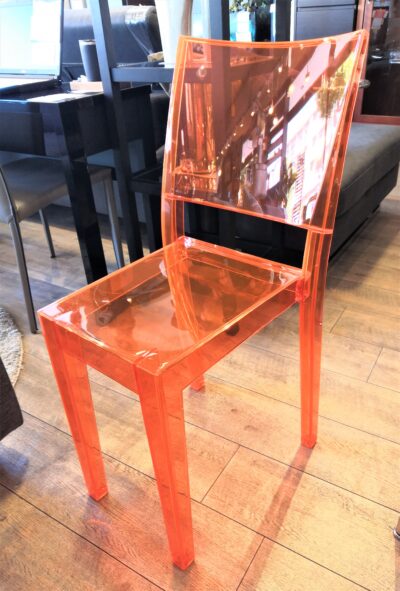 Kartell カルテル 透明チェア オレンジ LA MARIE ラ マリー 2